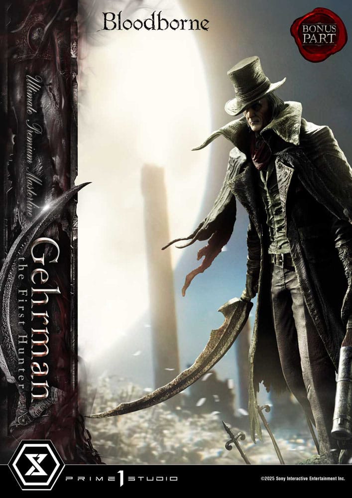 Bloodborne statuette Ultimate Premium Masterline Series 1/4 Gehrman Bonus Version 68 cm