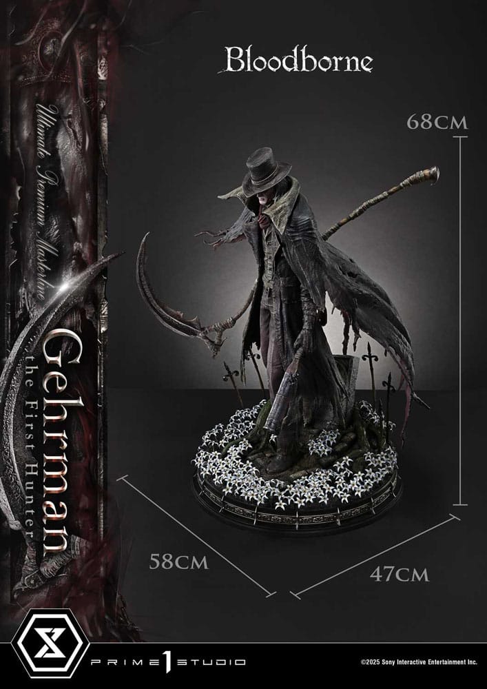 Bloodborne statuette Ultimate Premium Masterline Series 1/4 Gehrman Bonus Version 68 cm