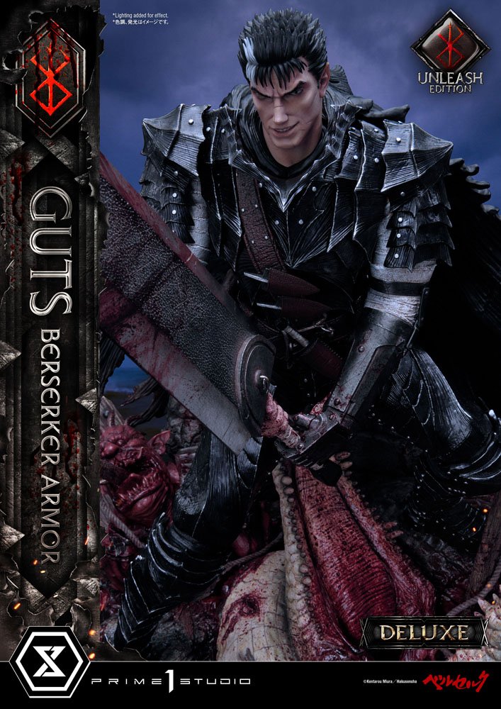 Berserk statuette 1/4 Guts Berserker Armor Unleash Edition Deluxe Version 91 cm