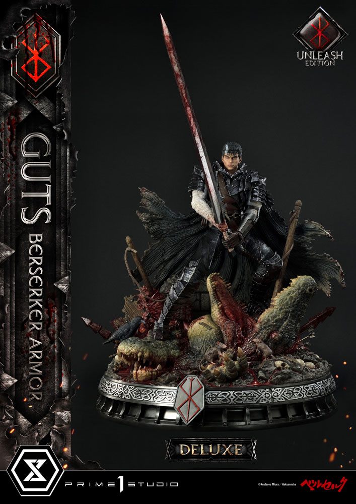 Berserk statuette 1/4 Guts Berserker Armor Unleash Edition Deluxe Version 91 cm