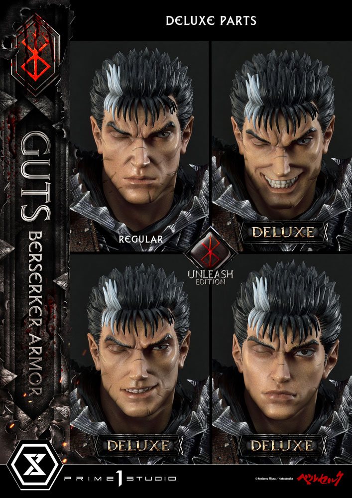 Berserk statuette 1/4 Guts Berserker Armor Unleash Edition Deluxe Version 91 cm