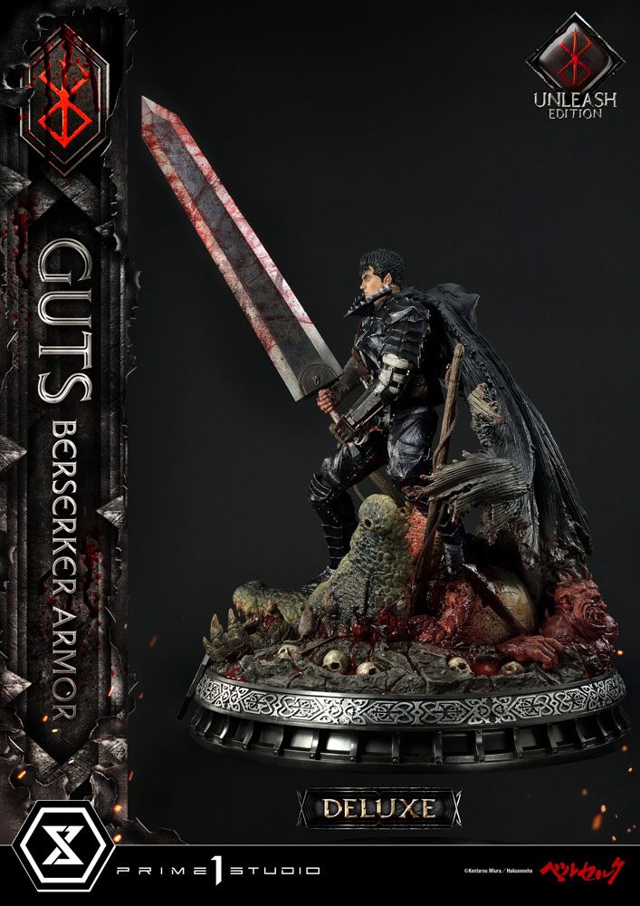 Berserk statuette 1/4 Guts Berserker Armor Unleash Edition Deluxe Version 91 cm