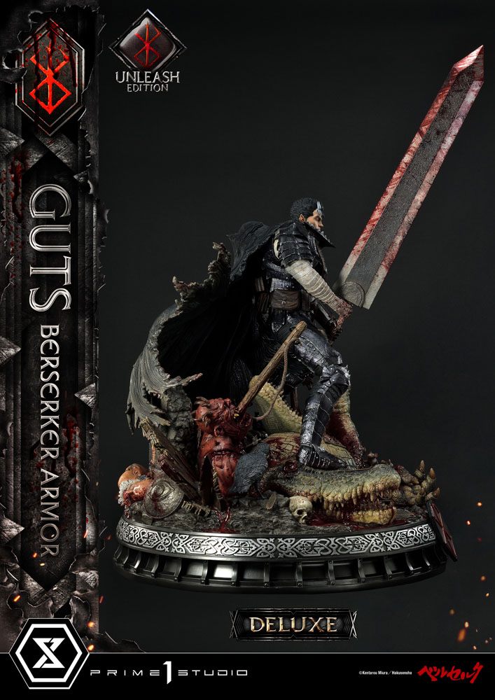 Berserk statuette 1/4 Guts Berserker Armor Unleash Edition Deluxe Version 91 cm