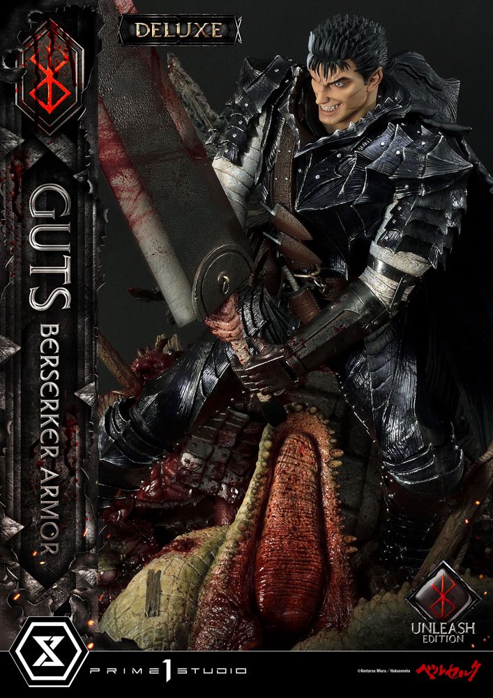 Berserk statuette 1/4 Guts Berserker Armor Unleash Edition Deluxe Version 91 cm