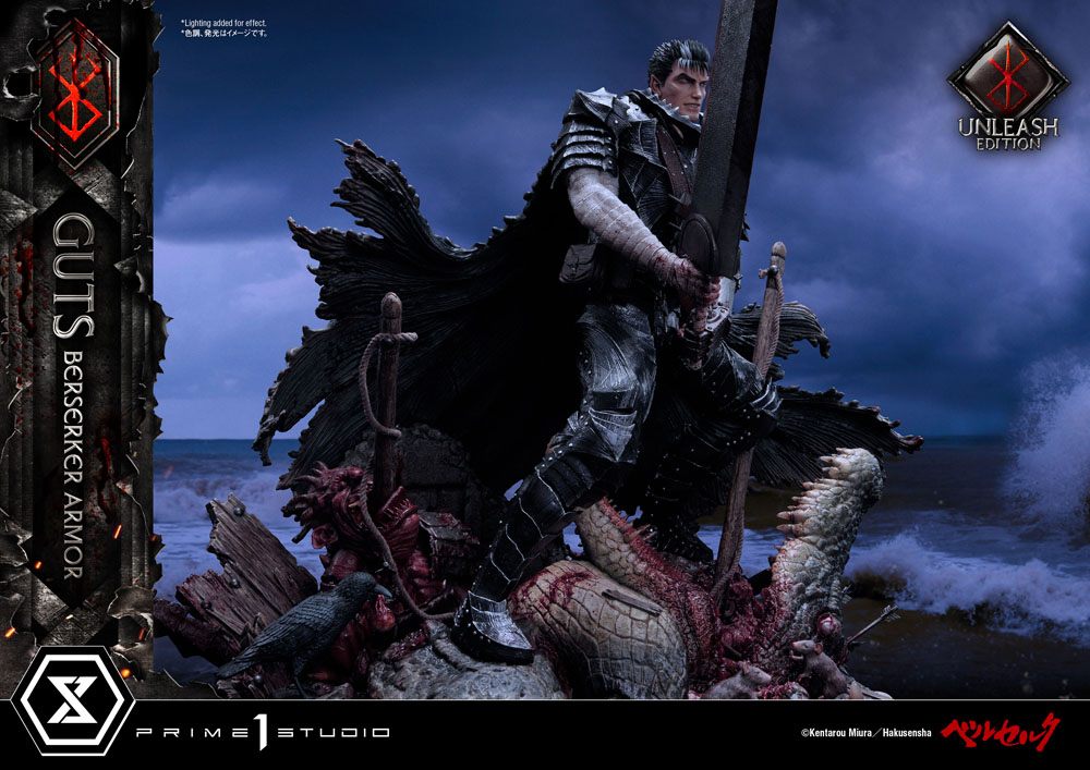 Berserk statuette 1/4 Guts Berserker Armor Unleash Edition Deluxe Version 91 cm