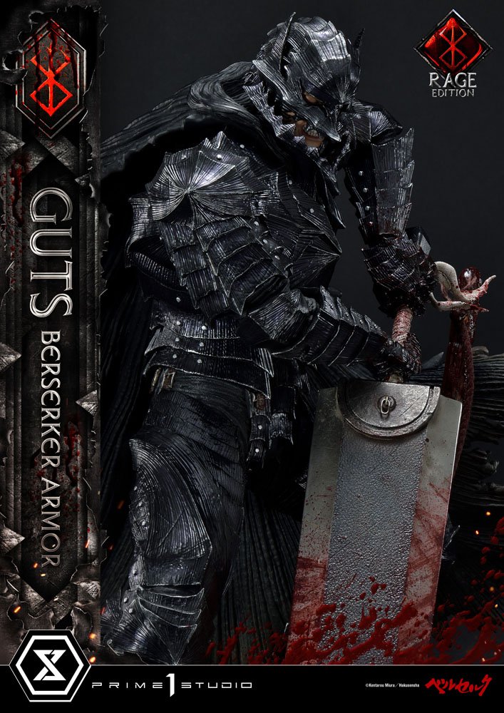 Berserk statuette 1/4 Guts Berserker Armor Rage Edition 67 cm