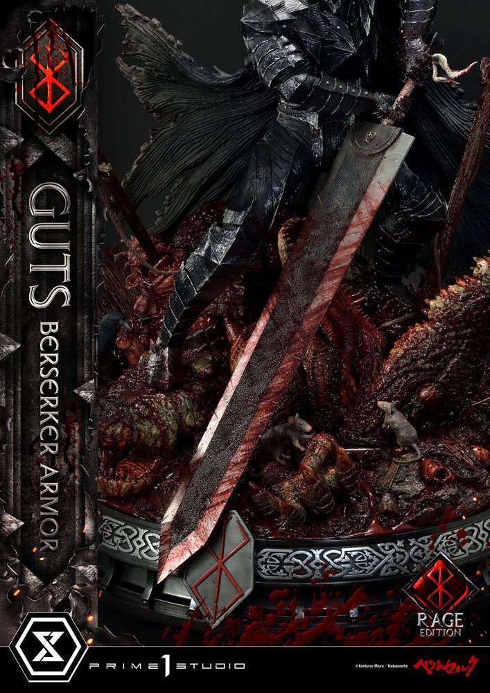 Berserk statuette 1/4 Guts Berserker Armor Rage Edition 67 cm