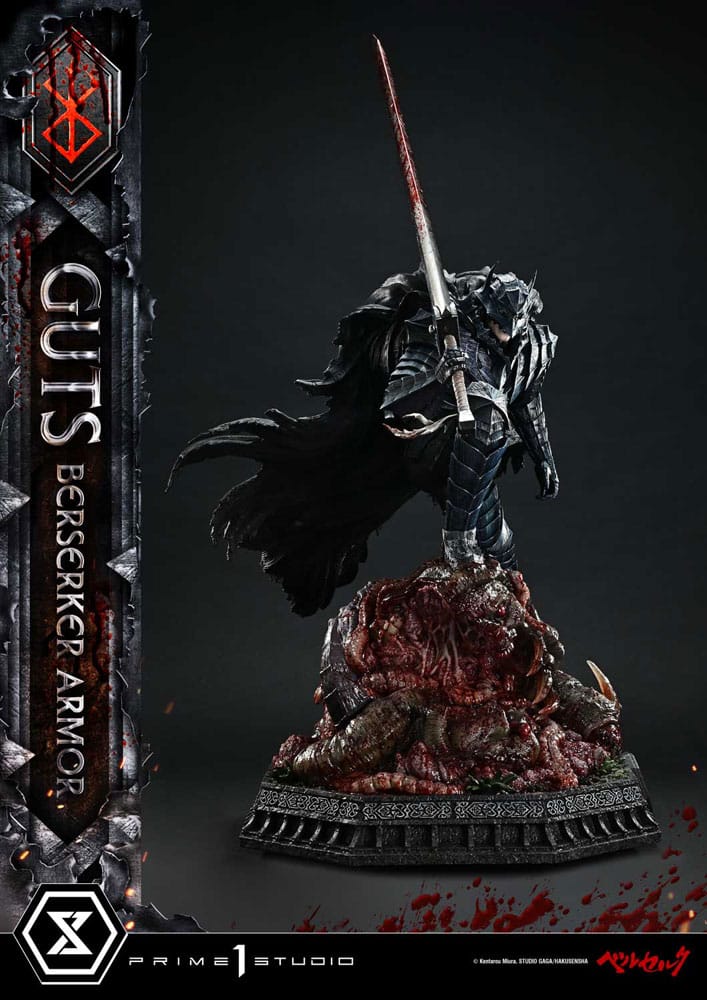 Berserk statuette Ultimate Premium Masterline Series 1/4 Guts, Berserker Armor Grunbeld vs. Guts 94 cm