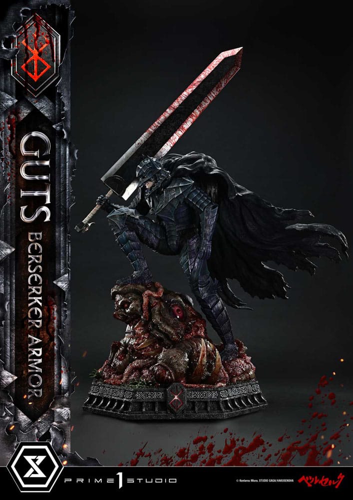 Berserk statuette Ultimate Premium Masterline Series 1/4 Guts, Berserker Armor Grunbeld vs. Guts 94 cm