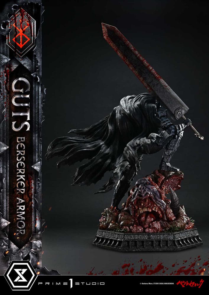 Berserk statuette Ultimate Premium Masterline Series 1/4 Guts, Berserker Armor Grunbeld vs. Guts 94 cm