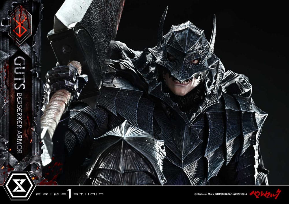 Berserk statuette Ultimate Premium Masterline Series 1/4 Guts, Berserker Armor Grunbeld vs. Guts 94 cm