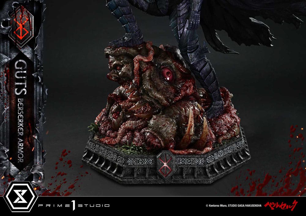Berserk statuette Ultimate Premium Masterline Series 1/4 Guts, Berserker Armor Grunbeld vs. Guts 94 cm