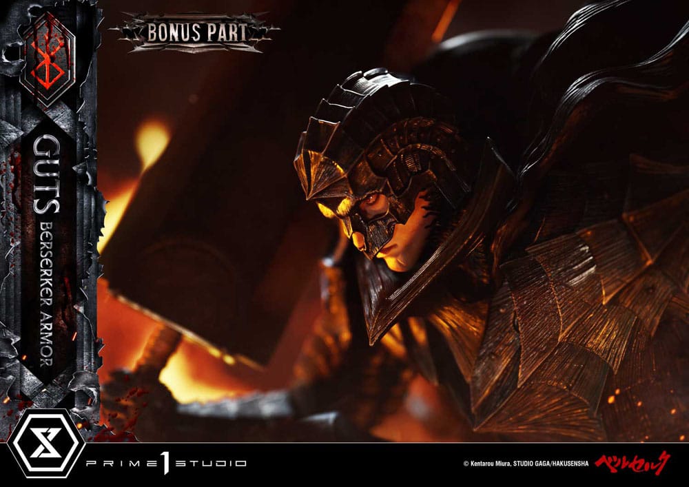 Berserk statuette Ultimate Premium Masterline Series 1/4 Guts, Berserker Armor Grunbeld vs. Guts Deluxe Bonus Version 94 cm