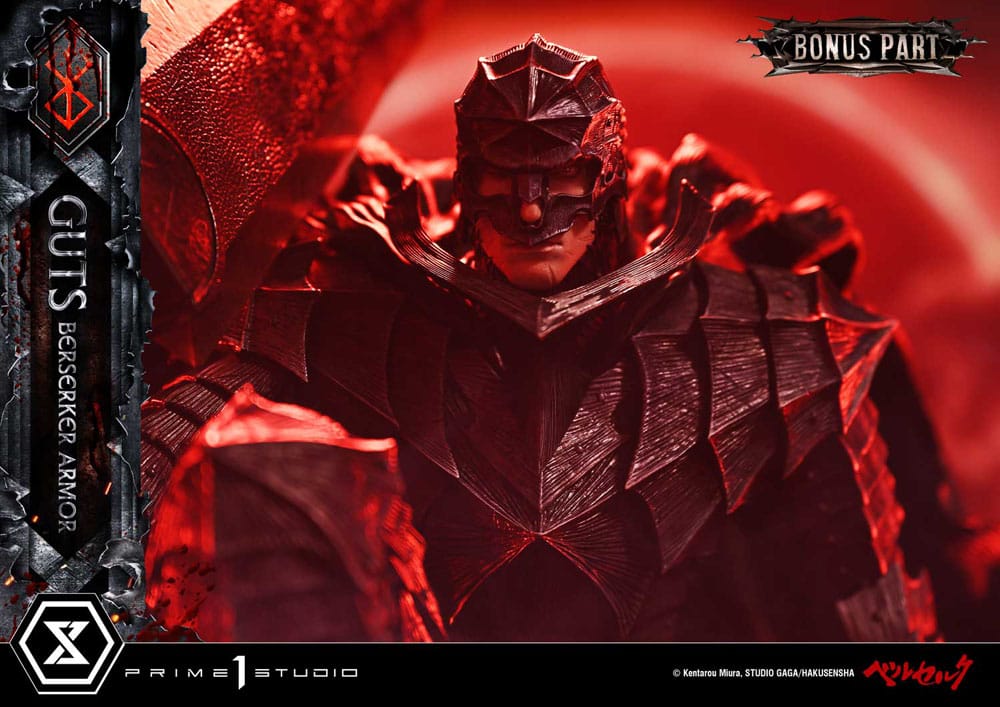 Berserk statuette Ultimate Premium Masterline Series 1/4 Guts, Berserker Armor Grunbeld vs. Guts Deluxe Bonus Version 94 cm