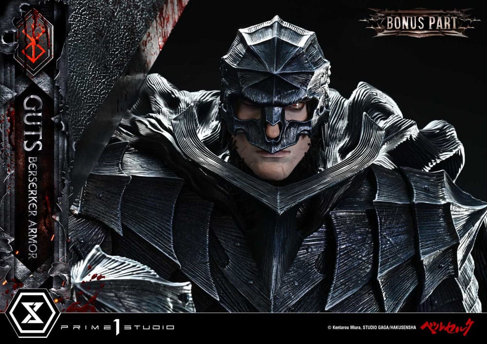 Berserk statuette Ultimate Premium Masterline Series 1/4 Guts, Berserker Armor Grunbeld vs. Guts Deluxe Bonus Version 94 cm