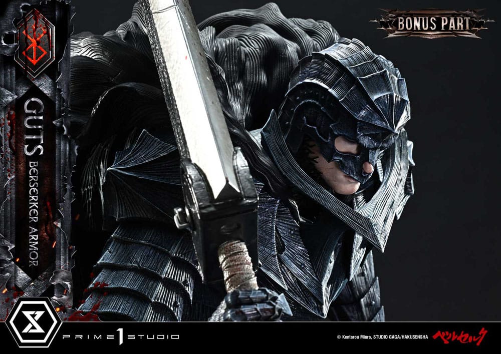 Berserk statuette Ultimate Premium Masterline Series 1/4 Guts, Berserker Armor Grunbeld vs. Guts Deluxe Bonus Version 94 cm