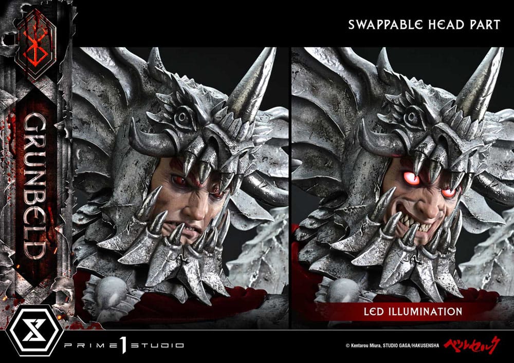 Berserk statuette Ultimate Premium Masterline Series 1/4 Grunbeld Grunbeld vs. Guts Bonus Version 107 cm