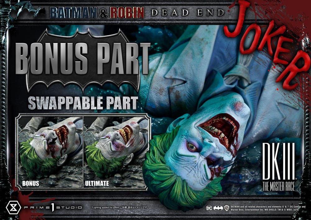 DC Comics statuette 1/4 Ultimate Premium Masterline Series Batman & Robin Dead End Ultimate Bonus Version 61 cm