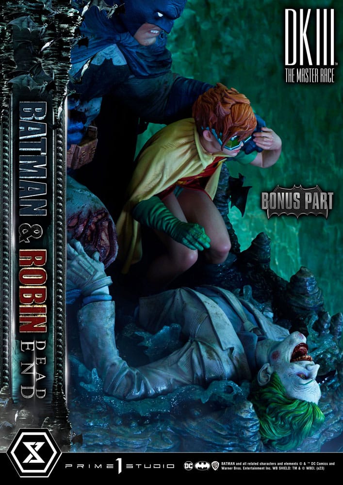 DC Comics statuette 1/4 Ultimate Premium Masterline Series Batman & Robin Dead End Ultimate Bonus Version 61 cm