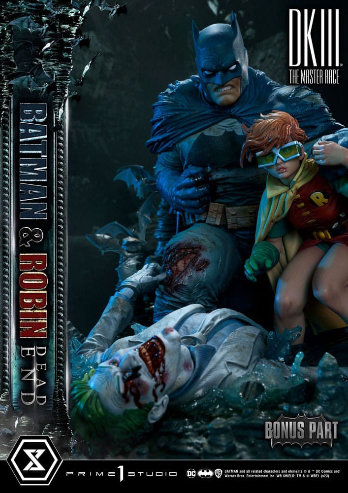 DC Comics statuette 1/4 Ultimate Premium Masterline Series Batman & Robin Dead End Ultimate Bonus Version 61 cm