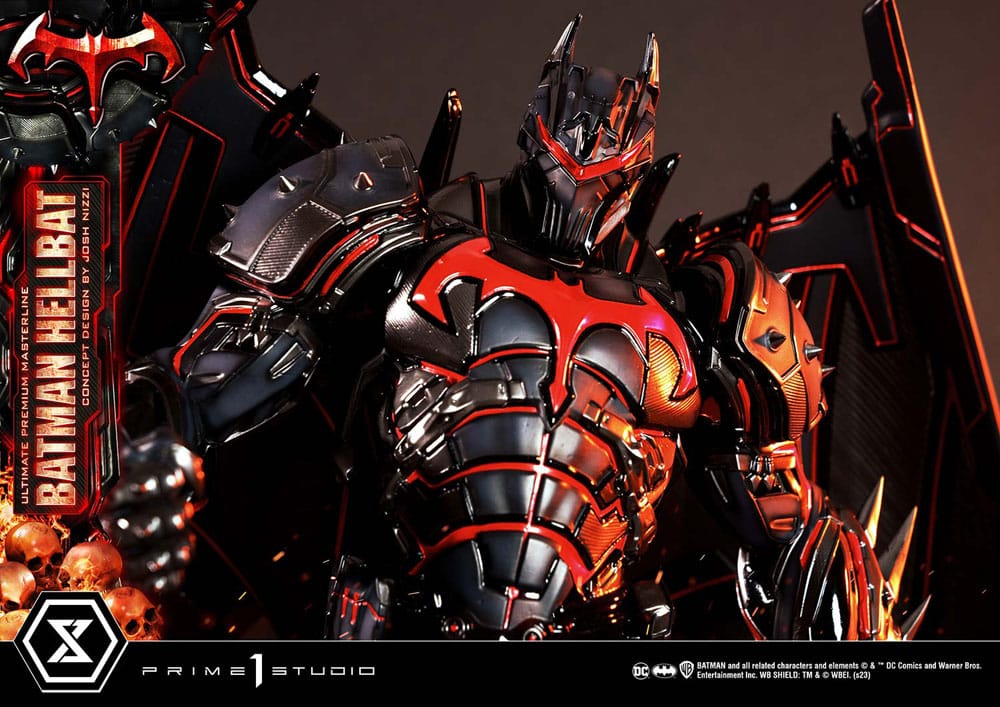Batman statuette Ultimate Premium Masterline Series Hellbat Concept Design by Josh Nizzi Regular Version 76 cm
