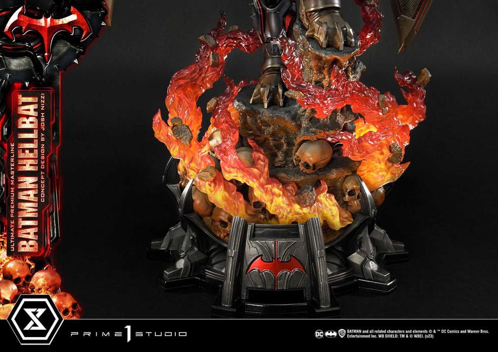 Batman statuette Ultimate Premium Masterline Series Hellbat Concept Design by Josh Nizzi Regular Version 76 cm