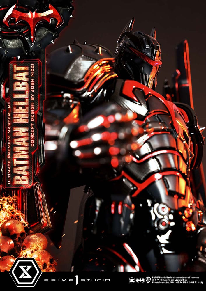 Batman statuette Ultimate Premium Masterline Series Hellbat Concept Design by Josh Nizzi Regular Version 76 cm