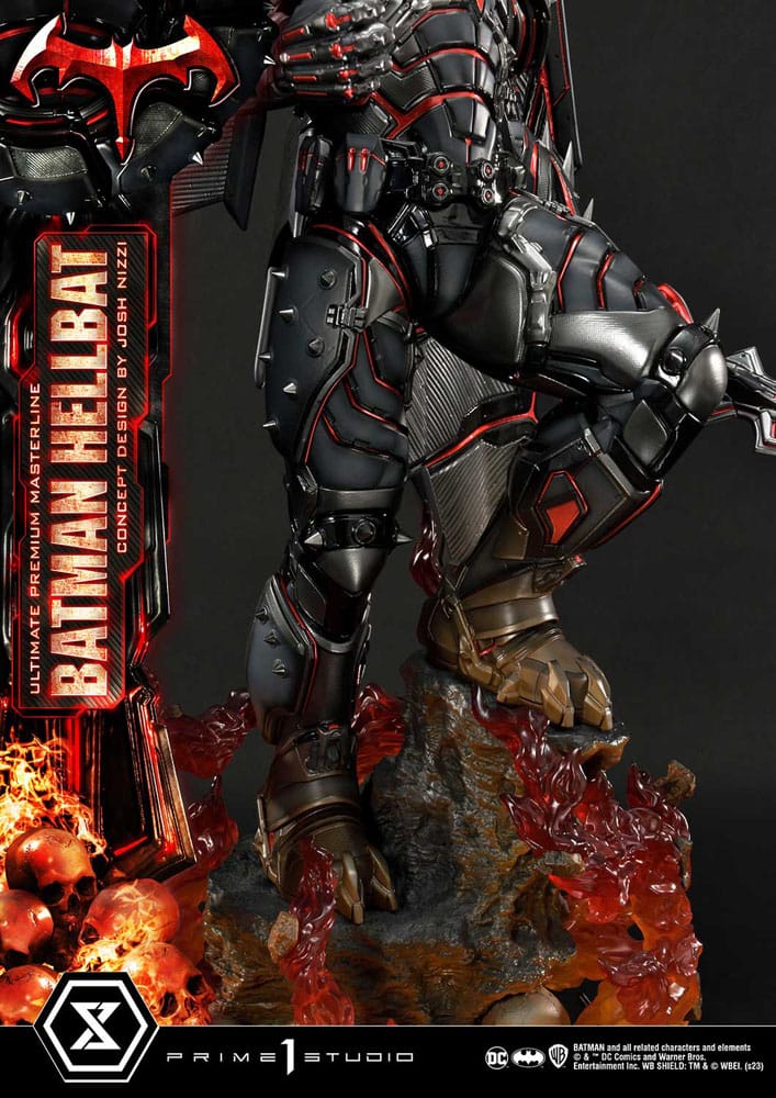 Batman statuette Ultimate Premium Masterline Series Hellbat Concept Design by Josh Nizzi Regular Version 76 cm