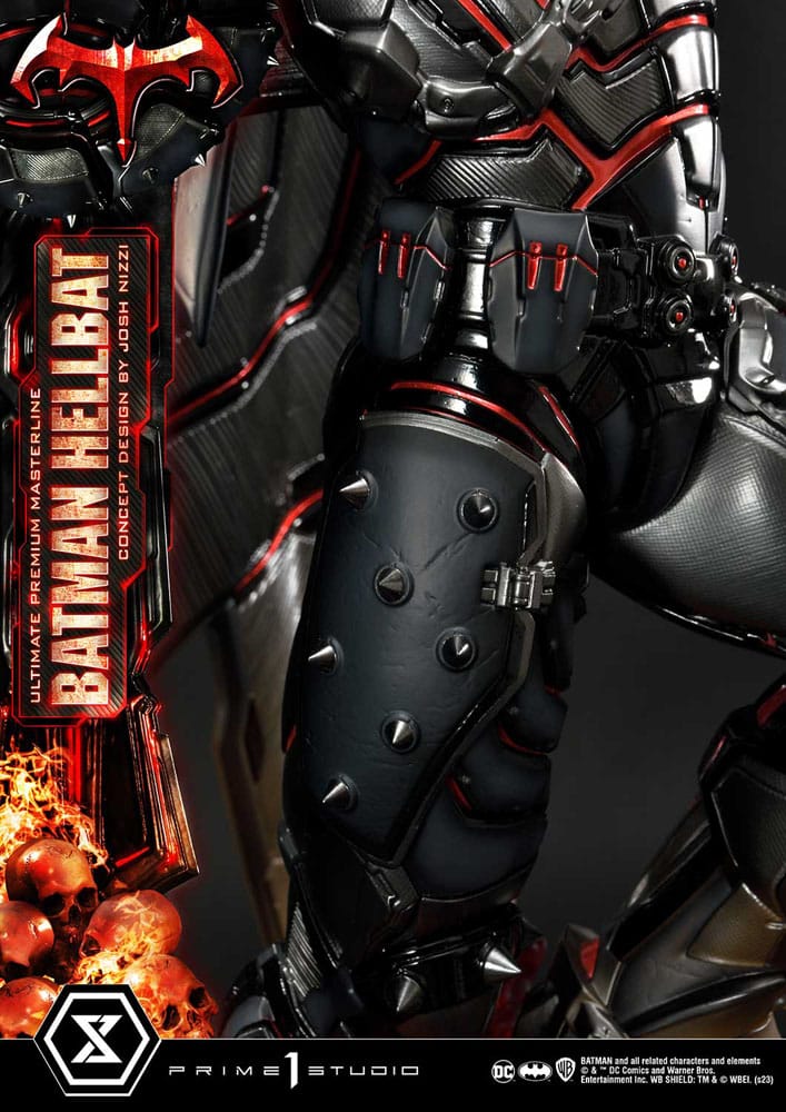 Batman statuette Ultimate Premium Masterline Series Hellbat Concept Design by Josh Nizzi Regular Version 76 cm
