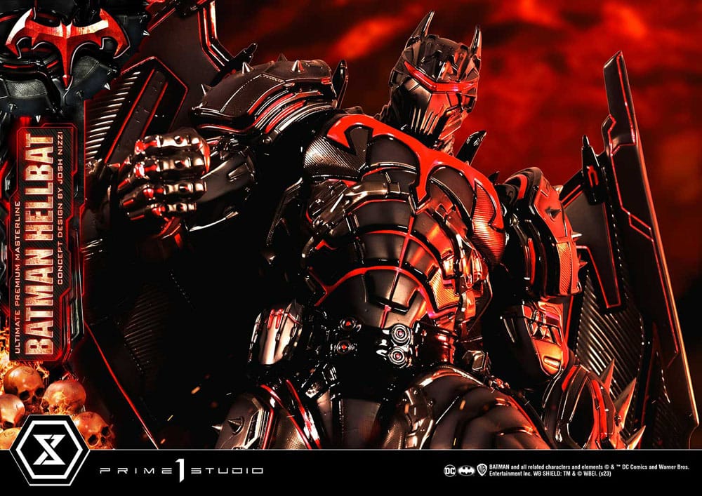 Batman statuette Ultimate Premium Masterline Series Hellbat Concept Design by Josh Nizzi Regular Version 76 cm