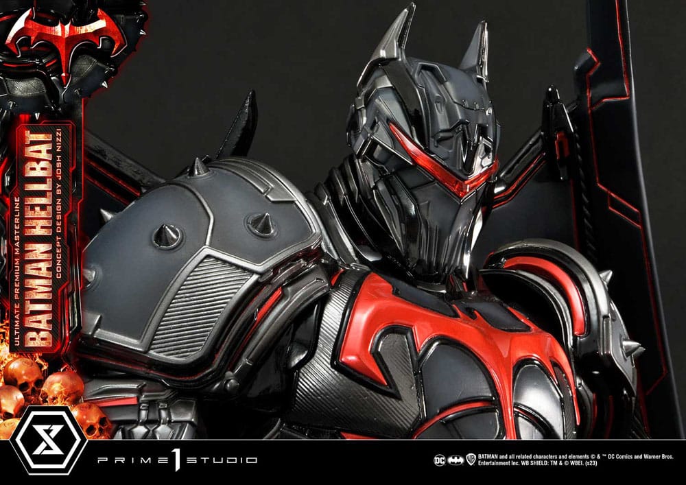Batman statuette Ultimate Premium Masterline Series Hellbat Concept Design by Josh Nizzi Regular Version 76 cm