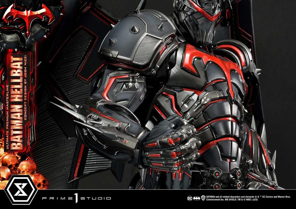 Batman statuette Ultimate Premium Masterline Series Hellbat Concept Design by Josh Nizzi Regular Version 76 cm