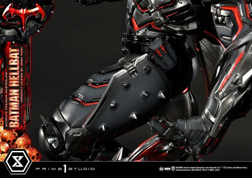 Batman statuette Ultimate Premium Masterline Series Hellbat Concept Design by Josh Nizzi Regular Version 76 cm