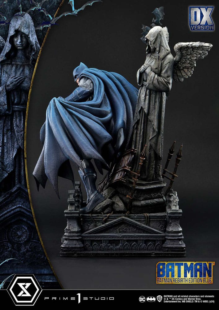 Batman statuette Ultimate Premium Masterline Series 1/4 Batman Rebirth Edition Blue Deluxe Bonus Version 71 cm