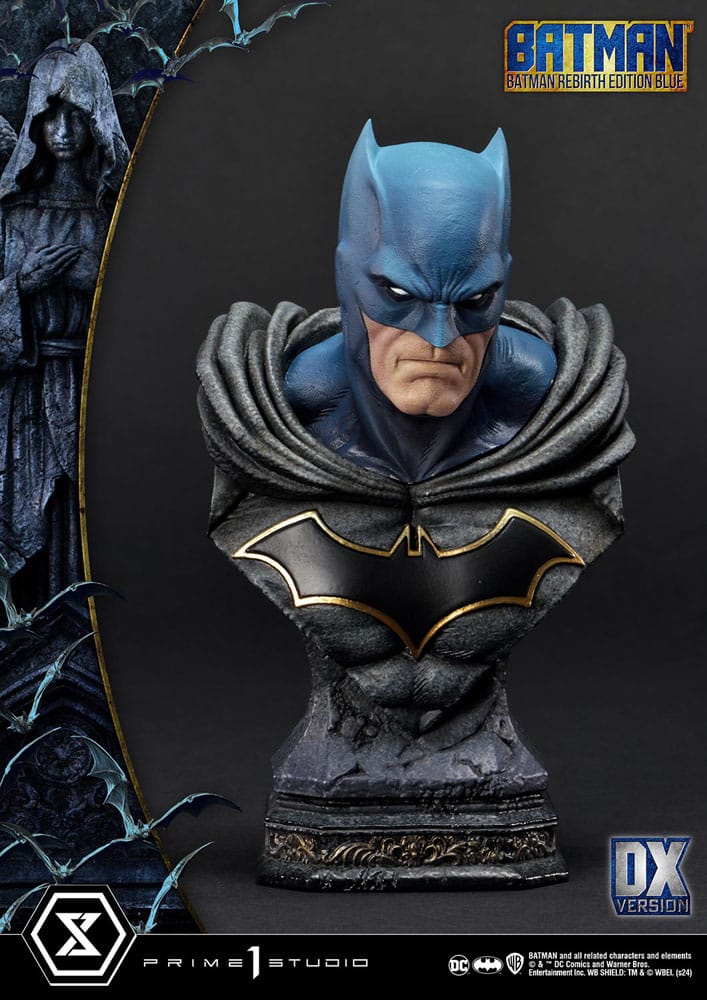 Batman statuette Ultimate Premium Masterline Series 1/4 Batman Rebirth Edition Blue Deluxe Bonus Version 71 cm
