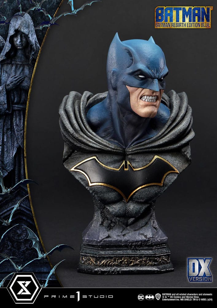 Batman statuette Ultimate Premium Masterline Series 1/4 Batman Rebirth Edition Blue Deluxe Bonus Version 71 cm
