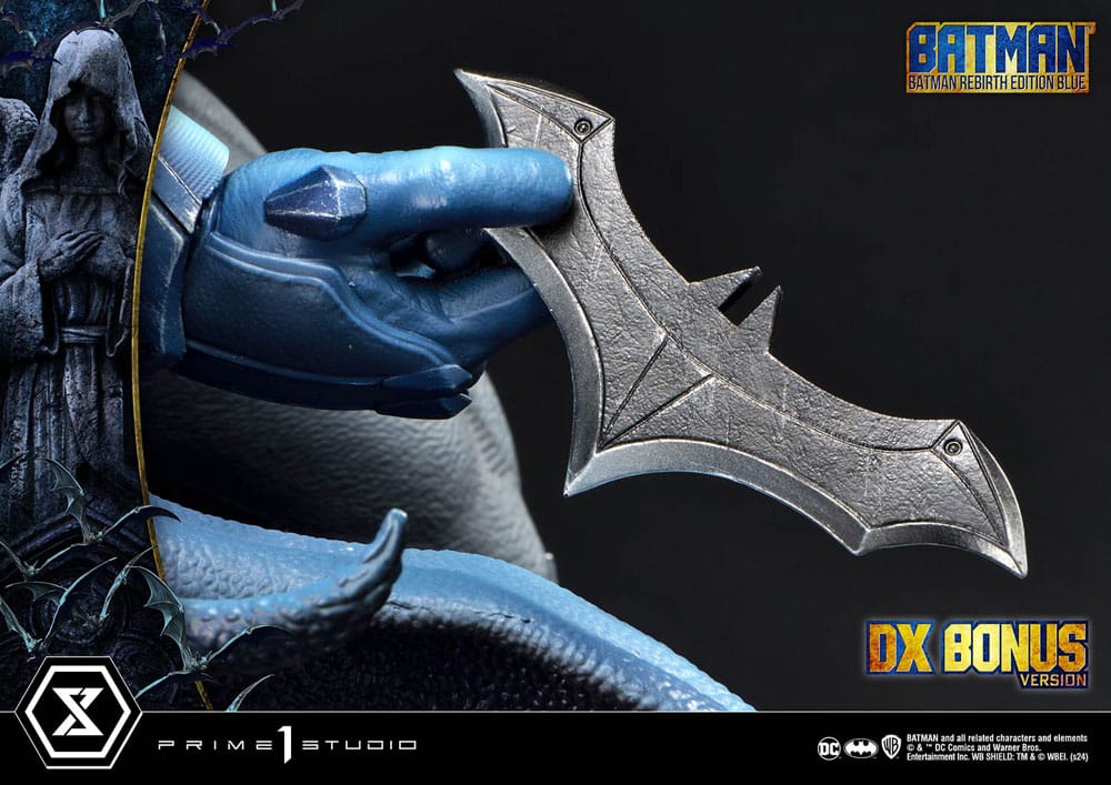 Batman statuette Ultimate Premium Masterline Series 1/4 Batman Rebirth Edition Blue Deluxe Bonus Version 71 cm