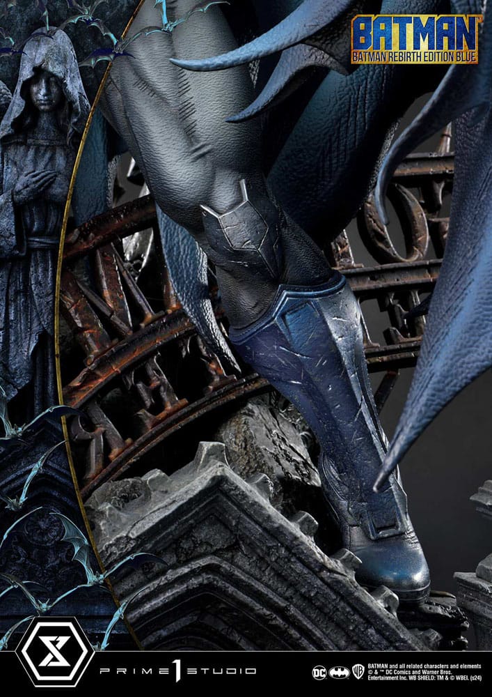 Batman statuette Ultimate Premium Masterline Series 1/4 Batman Rebirth Edition Blue Deluxe Bonus Version 71 cm