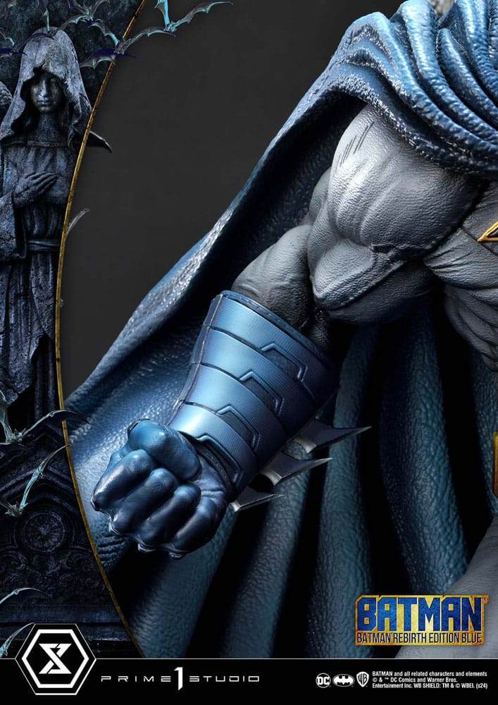Batman statuette Ultimate Premium Masterline Series 1/4 Batman Rebirth Edition Blue Deluxe Bonus Version 71 cm