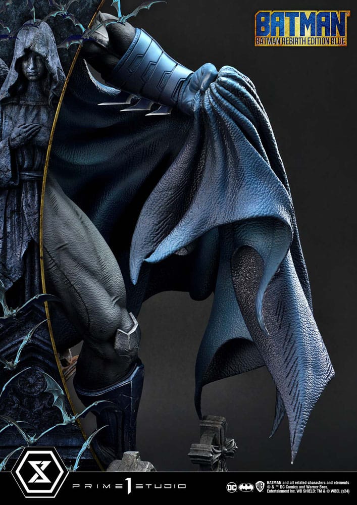 Batman statuette Ultimate Premium Masterline Series 1/4 Batman Rebirth Edition Blue Deluxe Bonus Version 71 cm