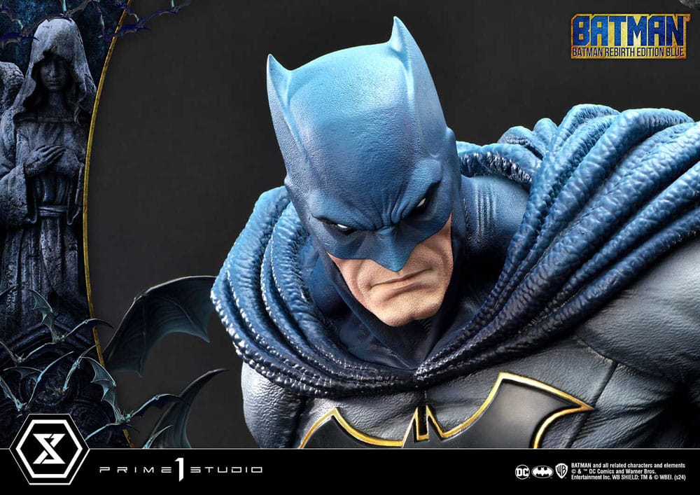 Batman statuette Ultimate Premium Masterline Series 1/4 Batman Rebirth Edition Blue Deluxe Bonus Version 71 cm