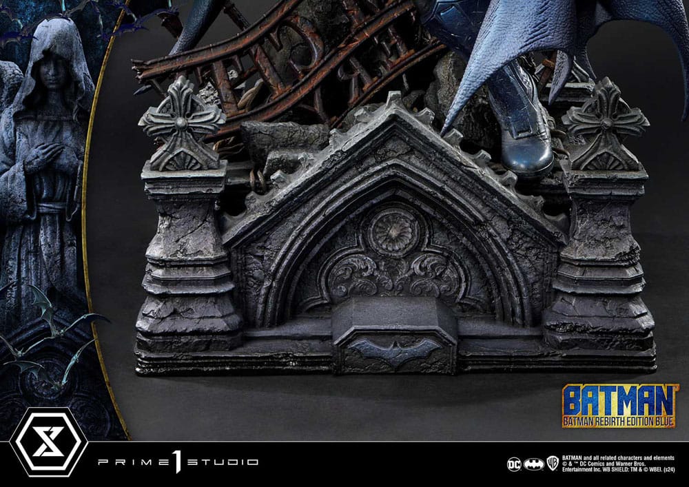 Batman statuette Ultimate Premium Masterline Series 1/4 Batman Rebirth Edition Blue Deluxe Bonus Version 71 cm