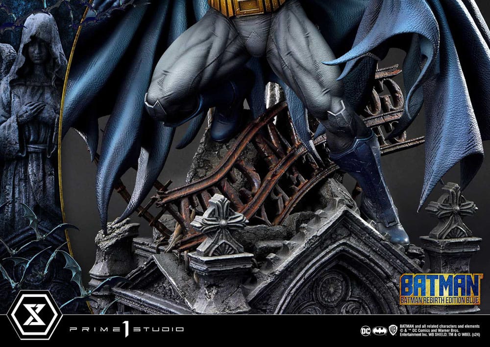 Batman statuette Ultimate Premium Masterline Series 1/4 Batman Rebirth Edition Blue Deluxe Bonus Version 71 cm