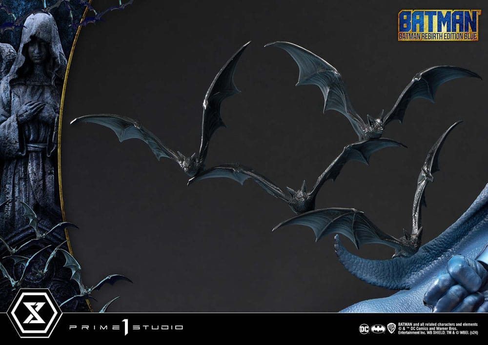 Batman statuette Ultimate Premium Masterline Series 1/4 Batman Rebirth Edition Blue Deluxe Bonus Version 71 cm