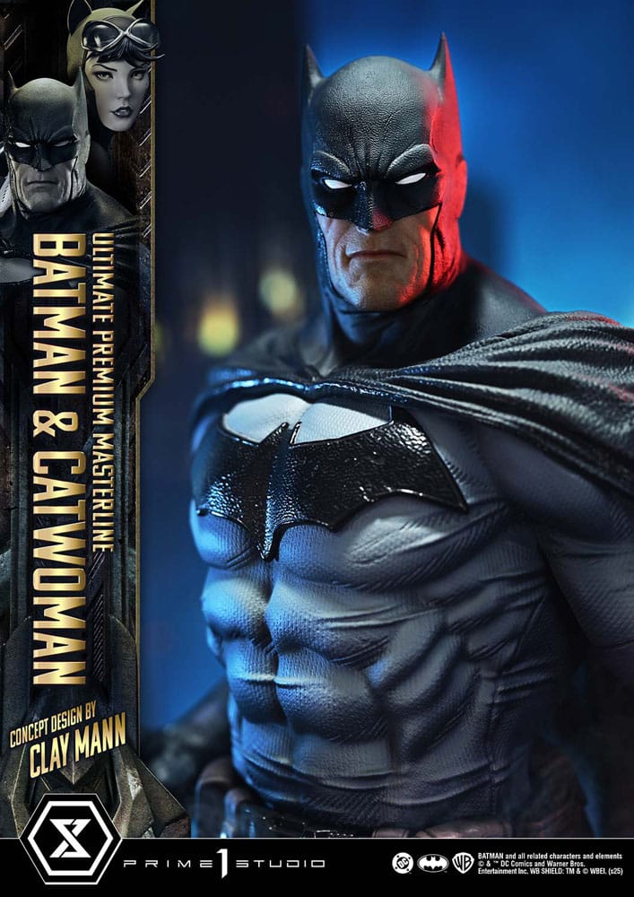 DC Comics statuette Ultimate Premium Masterline Series 1/4 Batman & Catwoman (Concept Design by Clay Mann) 56 cm