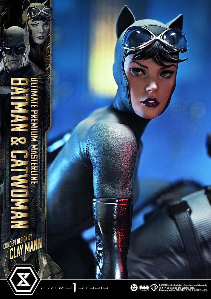 DC Comics statuette Ultimate Premium Masterline Series 1/4 Batman & Catwoman (Concept Design by Clay Mann) 56 cm