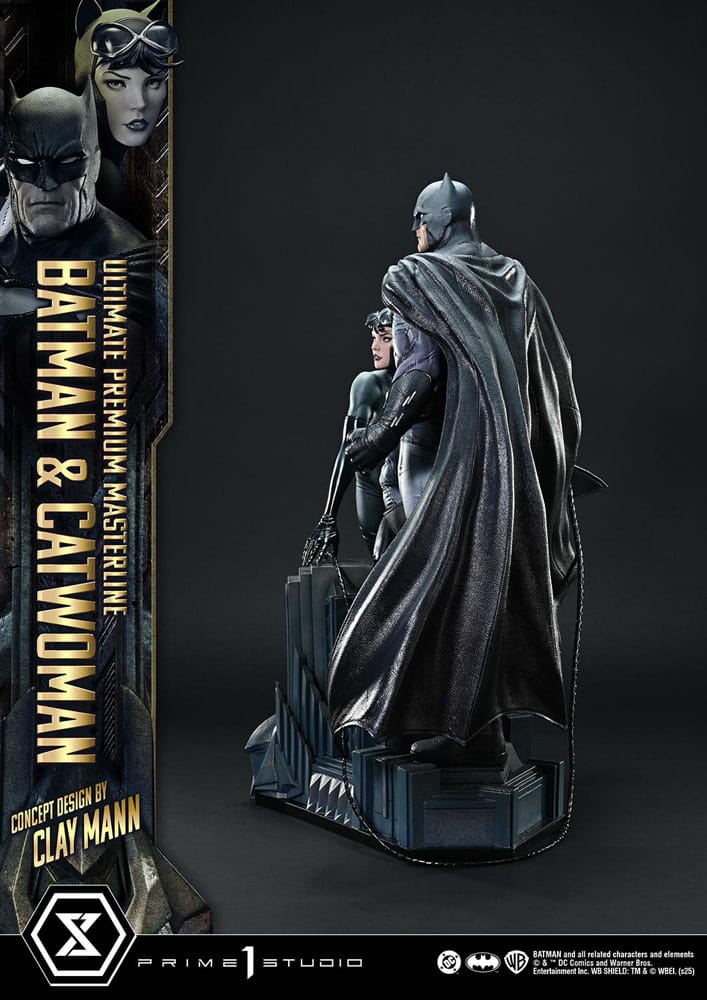 DC Comics statuette Ultimate Premium Masterline Series 1/4 Batman & Catwoman (Concept Design by Clay Mann) 56 cm
