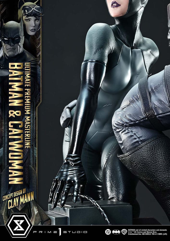 DC Comics statuette Ultimate Premium Masterline Series 1/4 Batman & Catwoman (Concept Design by Clay Mann) 56 cm