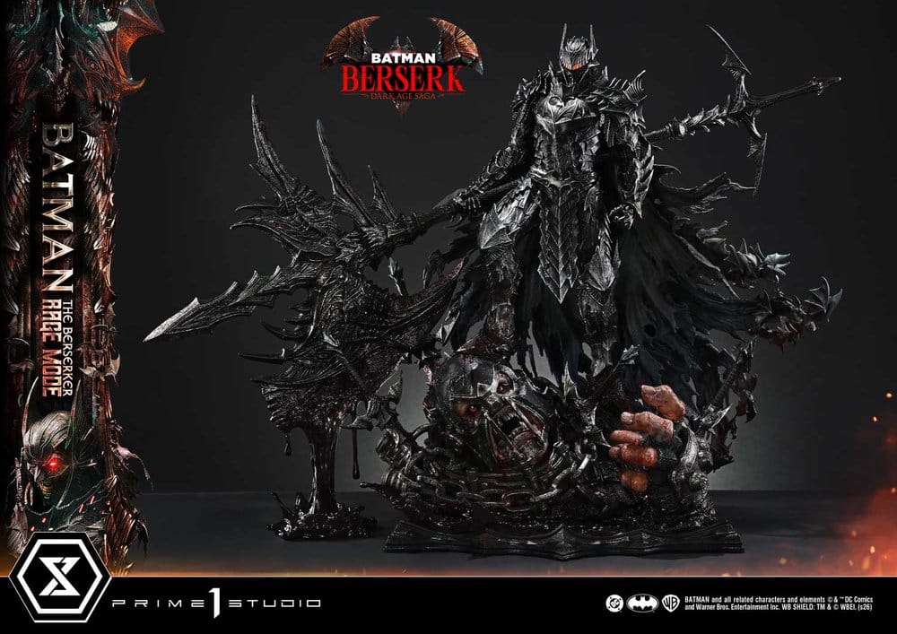 DC Comics statuette Ultimate Premium Masterline Series 1/4 Batman (Comics) Batman: The Berserker Rage Mode 82 cm