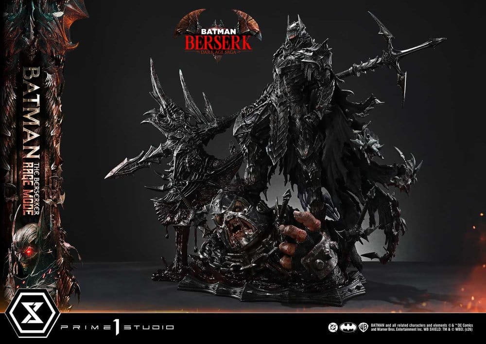 DC Comics statuette Ultimate Premium Masterline Series 1/4 Batman (Comics) Batman: The Berserker Rage Mode 82 cm